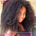 8A grade natural afro wigs wholesale cheap high end indian hair curly afro wigs for black women